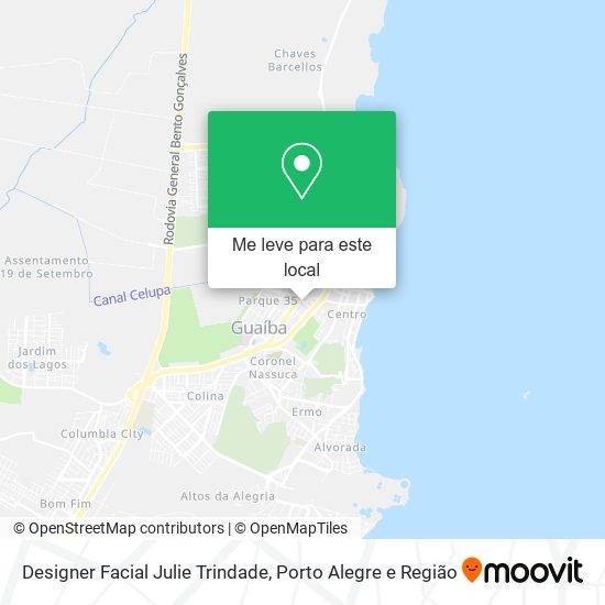 Designer Facial Julie Trindade mapa