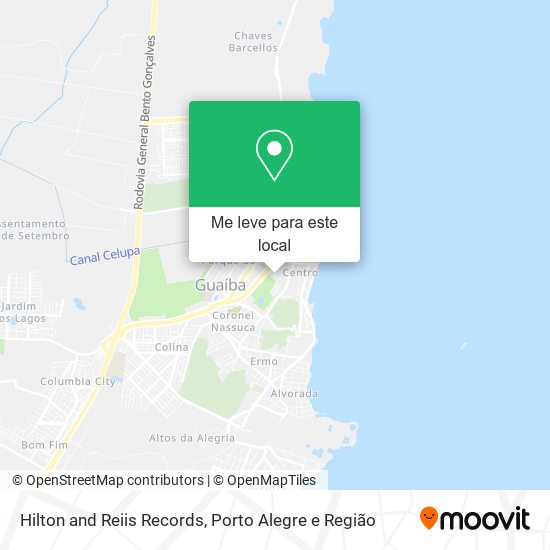 Hilton and Reiis Records mapa