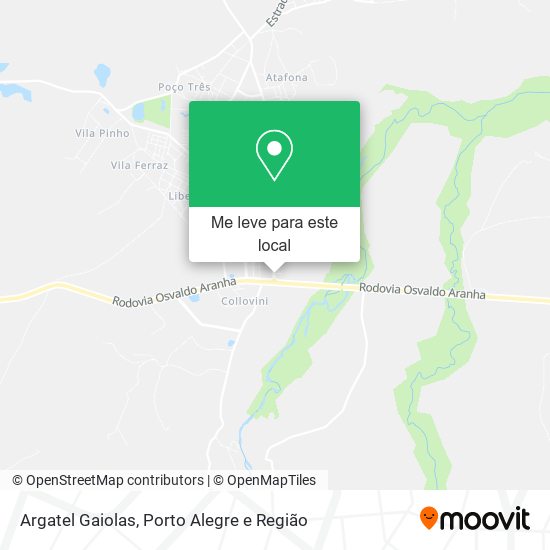 Argatel Gaiolas mapa