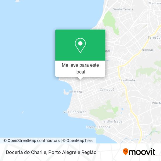 Doceria do Charlie mapa