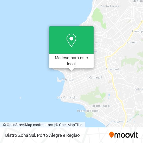 Bistrô Zona Sul mapa