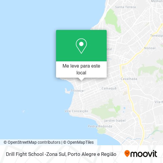 Drill Fight School -Zona Sul mapa
