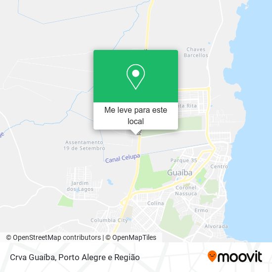 Crva Guaíba mapa