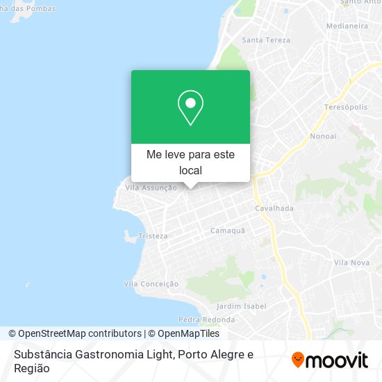 Substância Gastronomia Light mapa