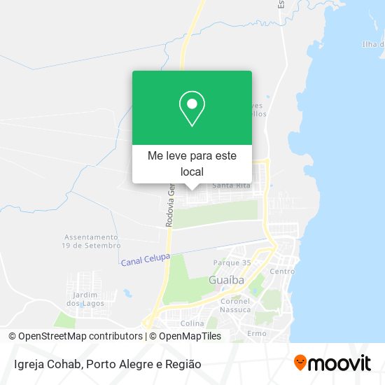 Igreja Cohab mapa