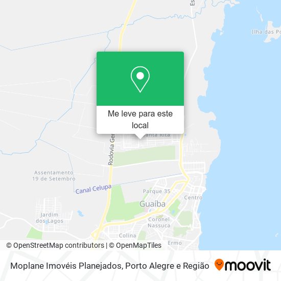 Moplane Imovéis Planejados mapa