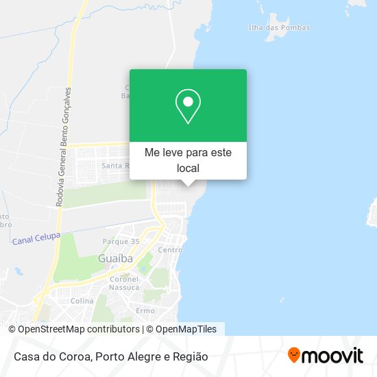 Casa do Coroa mapa