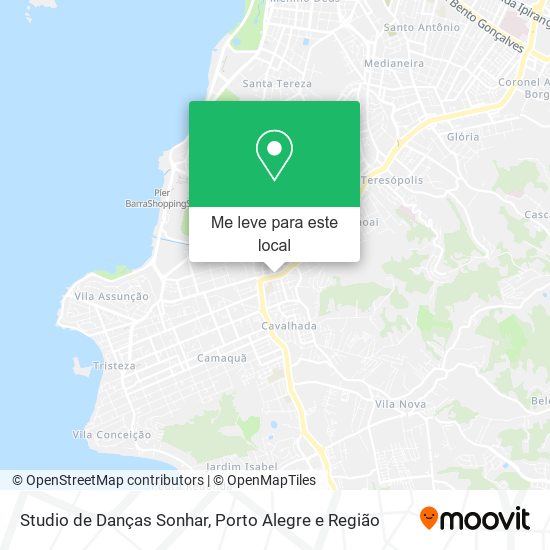 Studio de Danças Sonhar mapa