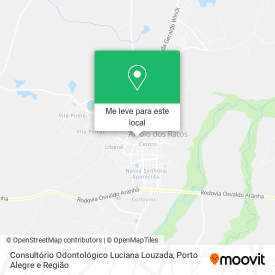 Consultório Odontológico Luciana Louzada mapa