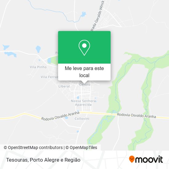 Tesouras mapa