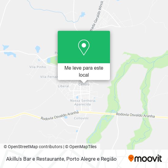 Akillu's Bar e Restaurante mapa