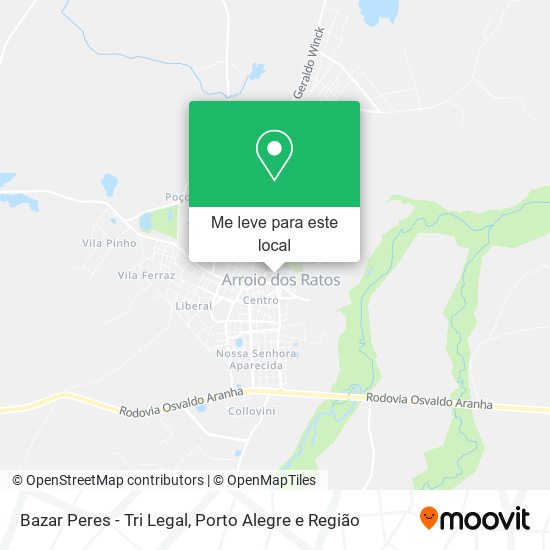 Bazar Peres - Tri Legal mapa