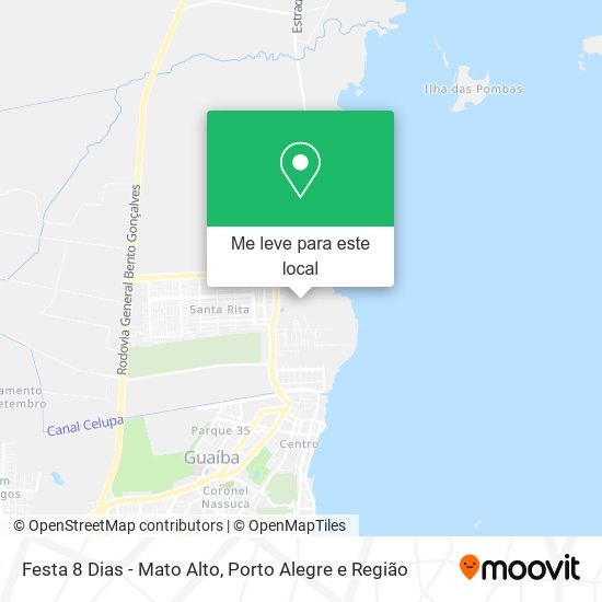 Festa 8 Dias - Mato Alto mapa