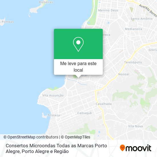 Consertos Microondas Todas as Marcas Porto Alegre mapa