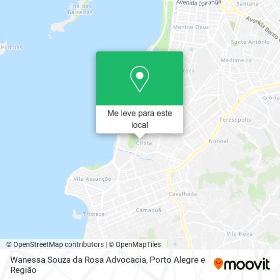 Wanessa Souza da Rosa Advocacia mapa
