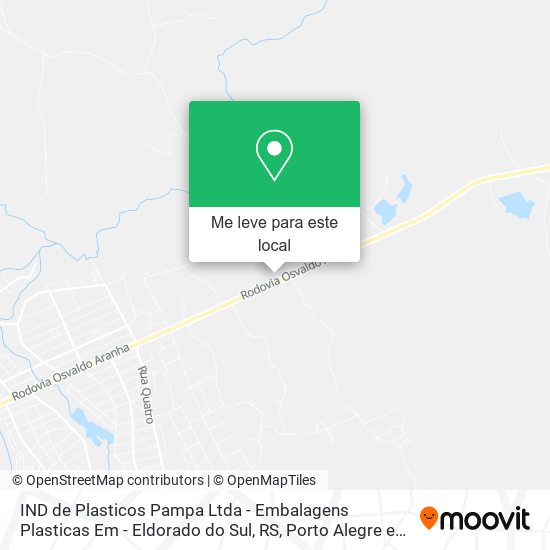 IND de Plasticos Pampa Ltda - Embalagens Plasticas Em - Eldorado do Sul, RS mapa