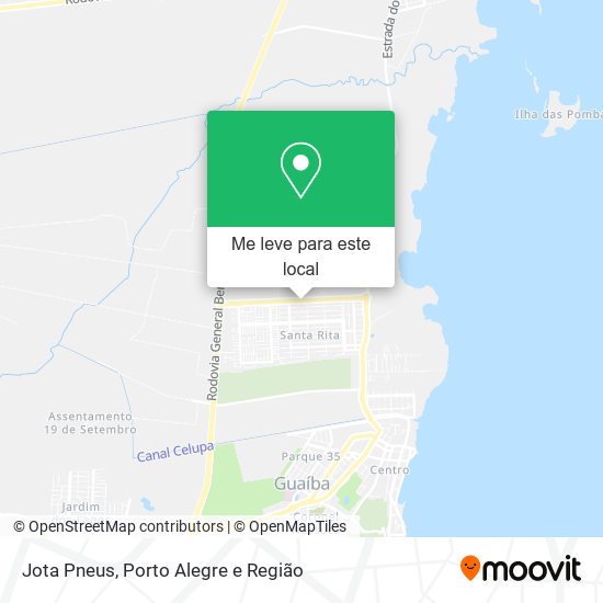 Jota Pneus mapa