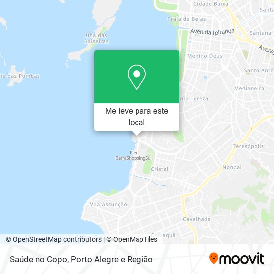 Saúde no Copo mapa