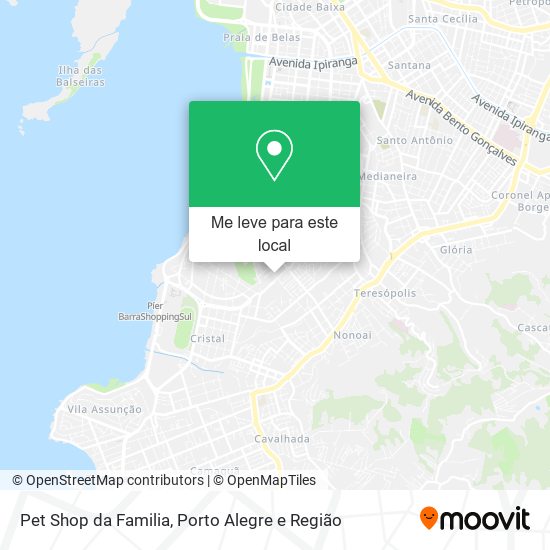 Pet Shop da Familia mapa