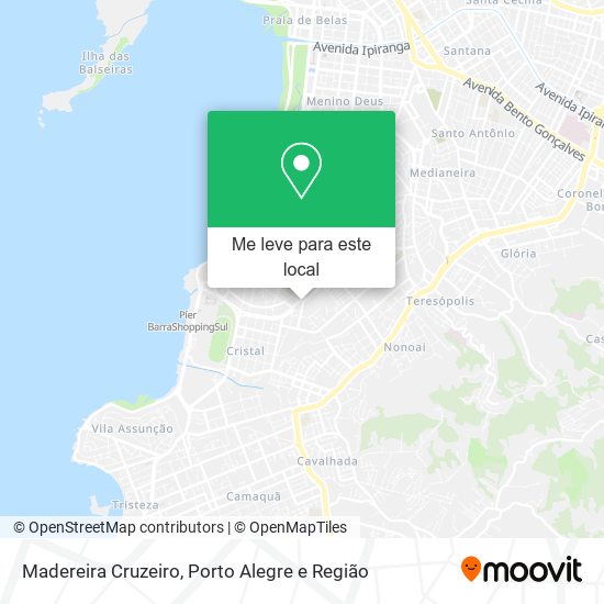 Madereira Cruzeiro mapa