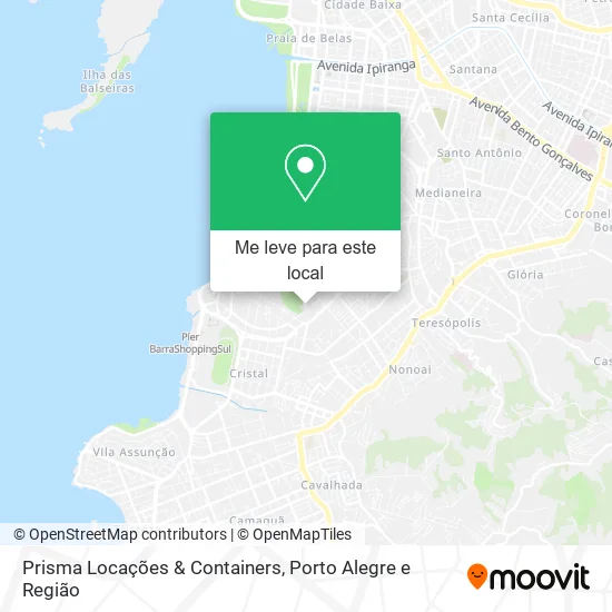 Prisma Locações & Containers mapa