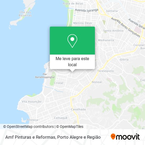 Amf Pinturas e Reformas mapa