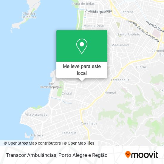 Transcor Ambulâncias mapa
