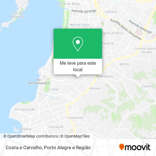 Costa e Carvalho mapa