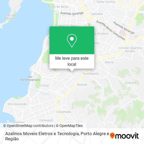 Azalinos Moveis Eletros e Tecnologia mapa