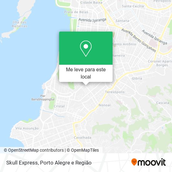 Skull Express mapa