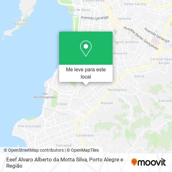 Eeef Alvaro Alberto da Motta Silva mapa