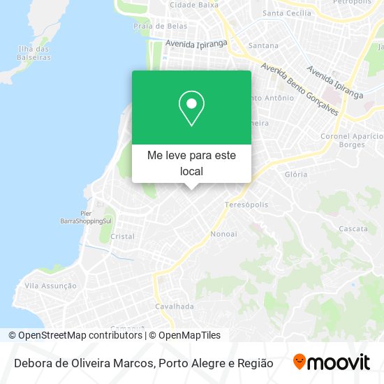 Debora de Oliveira Marcos mapa