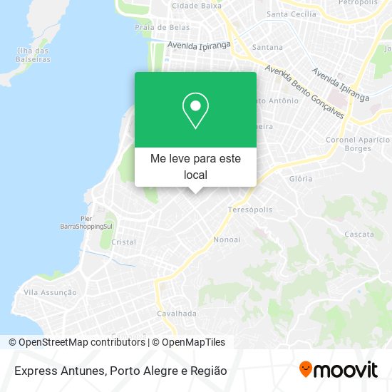 Express Antunes mapa