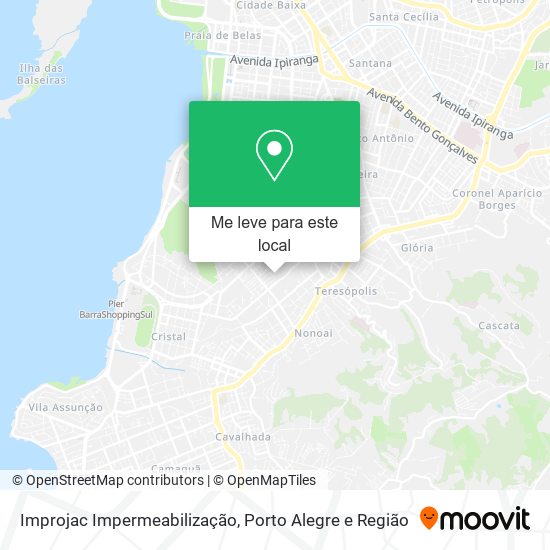 Improjac Impermeabilização mapa