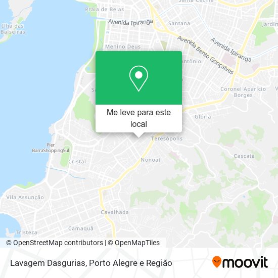 Lavagem Dasgurias mapa