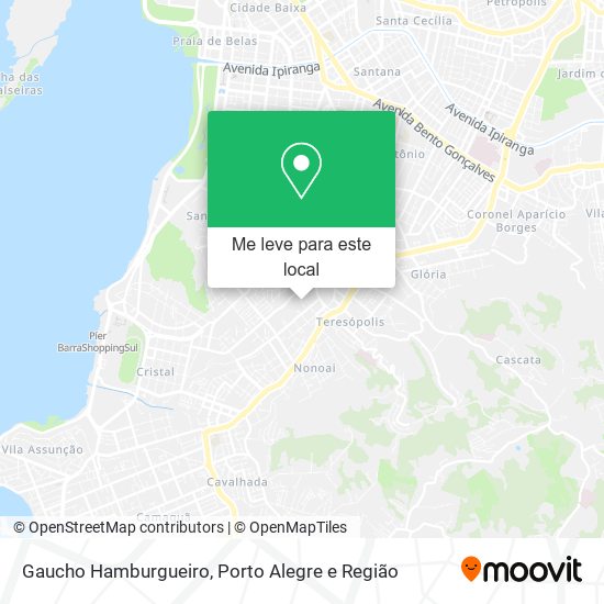 Gaucho Hamburgueiro mapa