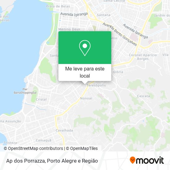 Ap dos Porrazza mapa