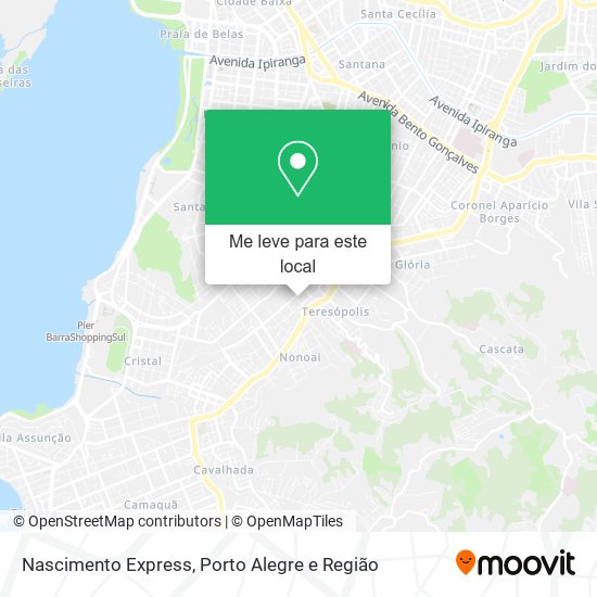 Nascimento Express mapa