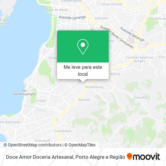 Doce Amor Doceria Artesanal mapa