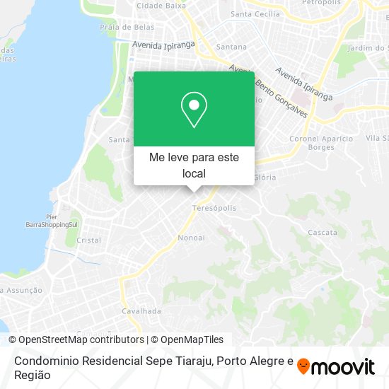 Condominio Residencial Sepe Tiaraju mapa