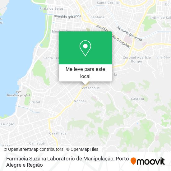 Farmácia Suzana Laboratório de Manipulação mapa