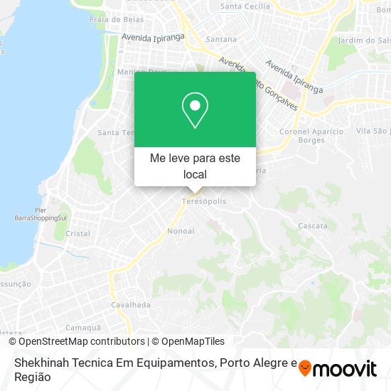 Shekhinah Tecnica Em Equipamentos mapa