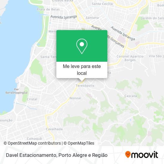 Davel Estacionamento mapa