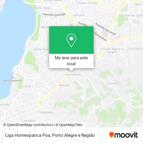 Liga Homeopatica Poa mapa