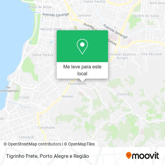 Tigrinho Frete mapa