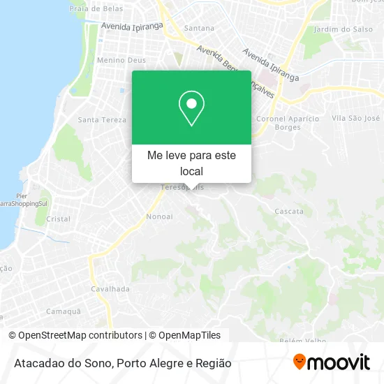 Atacadao do Sono mapa