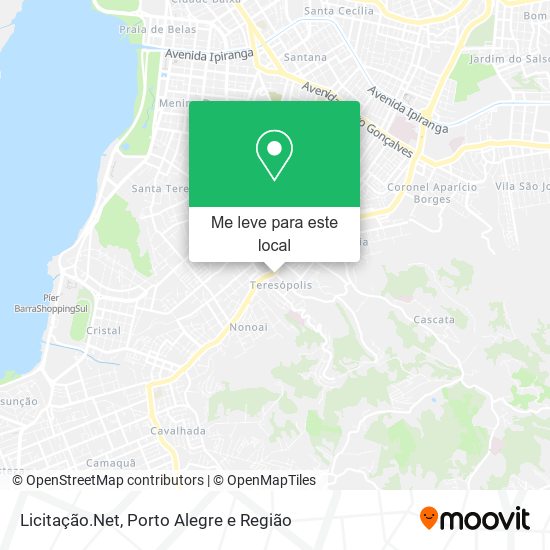 Licitação.Net mapa