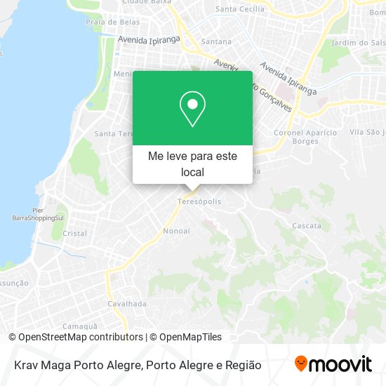 Krav Maga Porto Alegre mapa