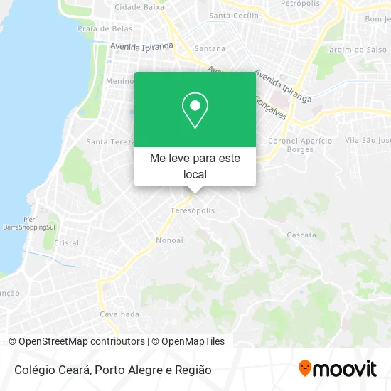 Colégio Ceará mapa