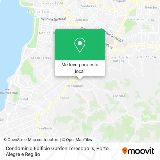 Condominio Edificio Garden Teresopolis mapa